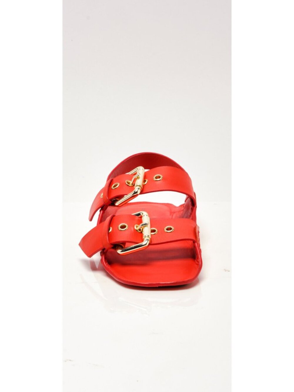 FREE PEOPLE Blossom Buckle Sandals / Salsa Leather - Picture 5 of 9
